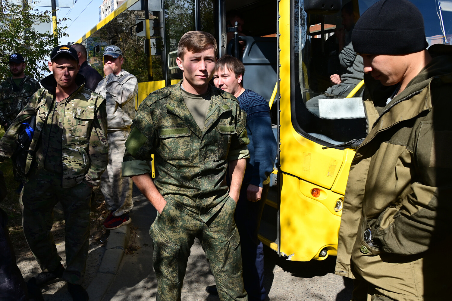 Российские военные на Украине