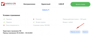 образец страховки телемедицины 