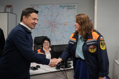 Андрей Воробьев проверил работу МОС АВС в Орехово-Зуеве