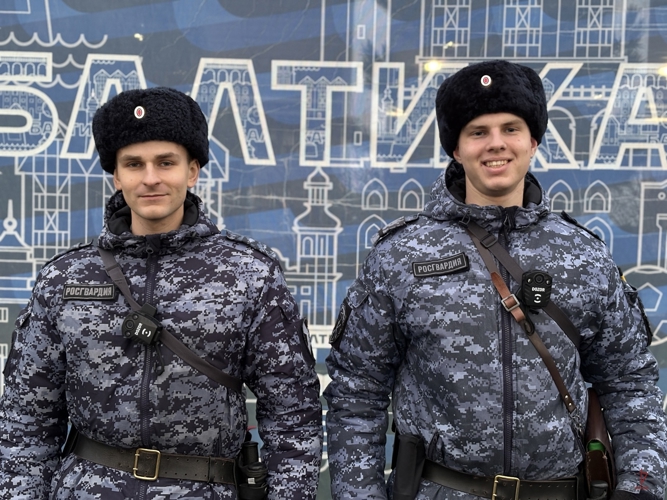 В Калининграде росгвардейцы обеспечили безопасность футбольного матча РПЛ