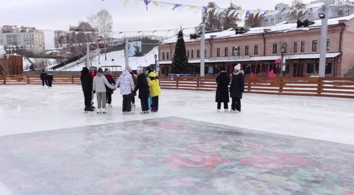 Каток на бульваре тюмень