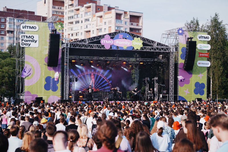 Выступление The Hatters на ITMO Family Day. Фото: «Мегабайт Медиа» 