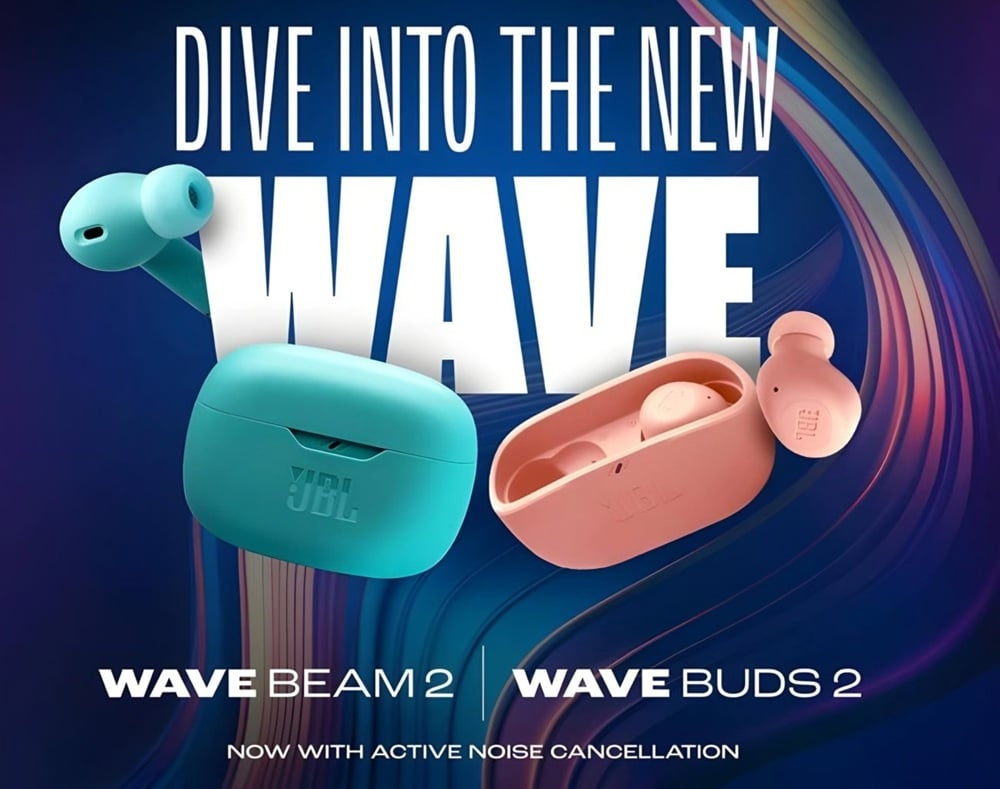 JBL выпустила наушники Wave Beam 2 и Wave Buds 2