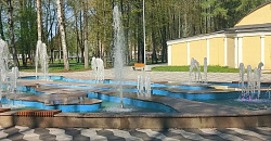 В Заволжье запустили фонтаны 
