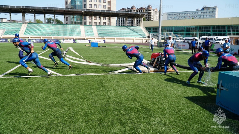 В Республике Дагестан завершились Всероссийские соревнования по пожарно-спасательному спорту