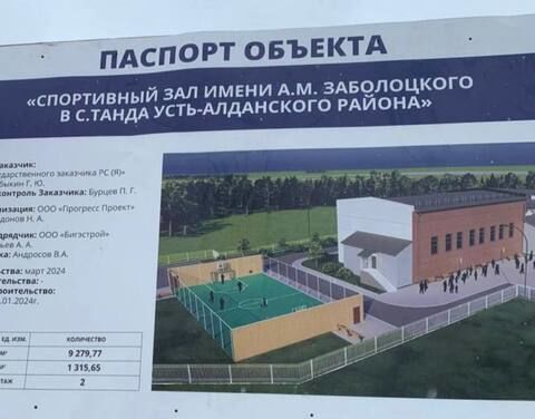 На родине героев в Якутии построят спортивный зал