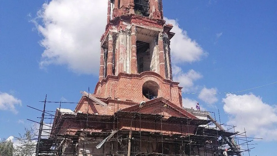 Колокольня Троицкой церкви Томск 1734 год