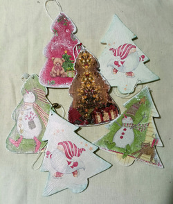 Елочки новогодние делаем вместе с детьми. Мастер-класс