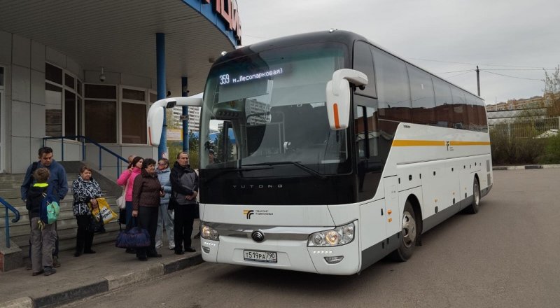 В Пущине и Сергиевом Посаде на маршруты вышли новые автобусы Yutong