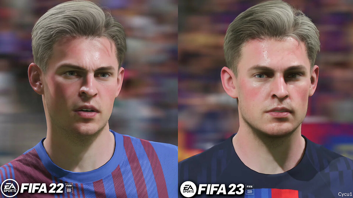 Fifa лица. PES 23 vs FIFA 23. Головин ФИФА 23 лицо. ФИФА 23 Графика. ФИФА 2023 ПС.