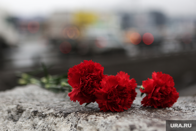 Крокус сити холл днем после террористического акта. Мемориал по погибшим в Крокус сити холле. Москва, траур, гвоздики, цветы, дорога, память, поминовение, крокус сити холл