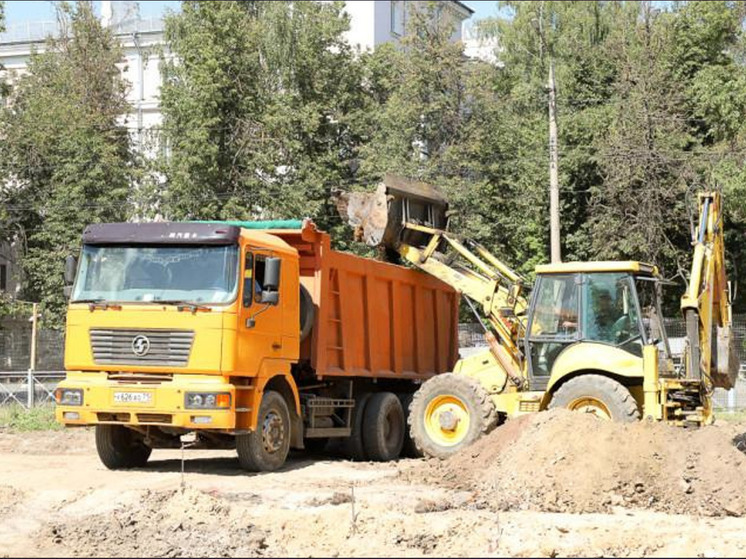 Второй этап благоустройства Киреевского сквера в Туле идет полным ходом