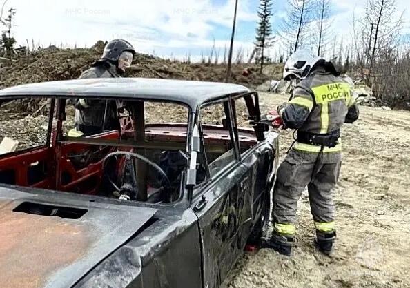 На объездной дороге Лабытнанги - Харп организованы и проведены тактико - специальные учения