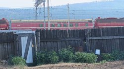 На место возгорания в воинской части в Забайкалье выехал пожарный поезд