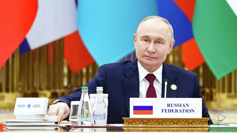 Визит Путина в Туркмению завершён