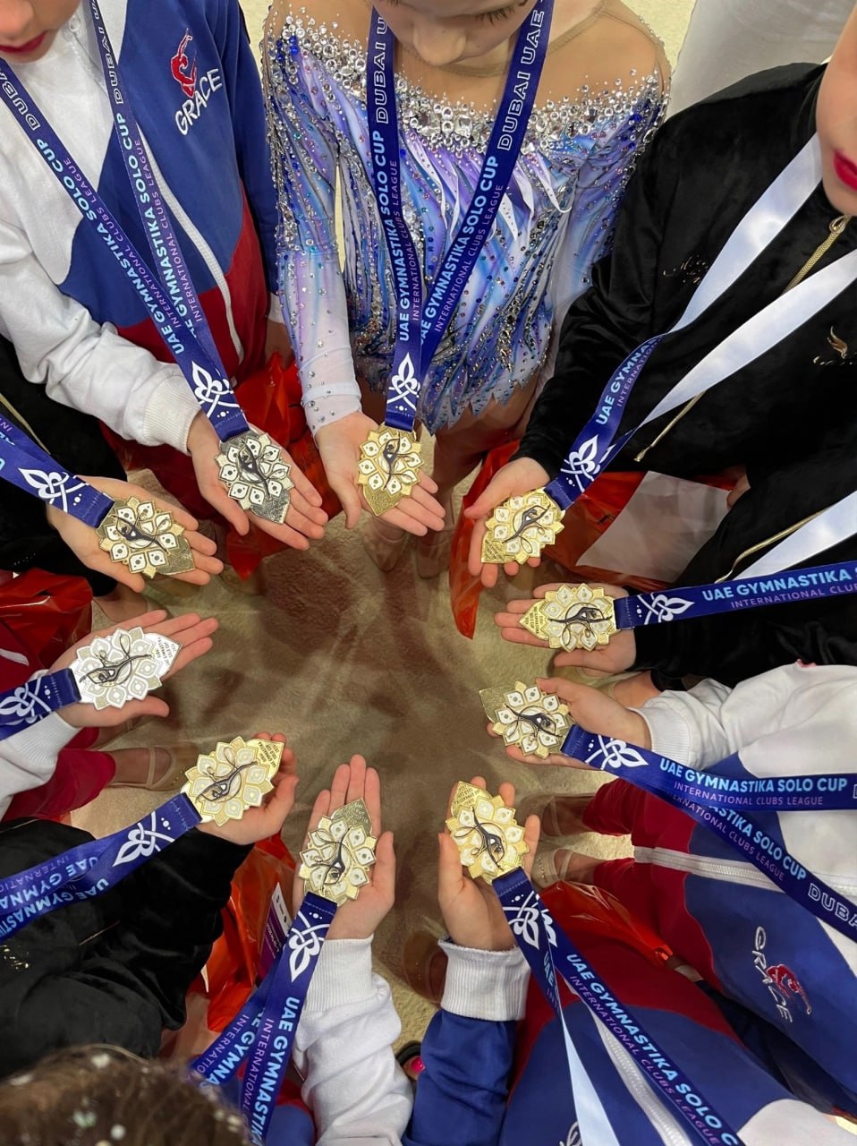 Омские художественные гимнастки забрали 32 медали на международном турнире в Дубае