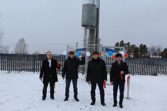 Новую базовую станцию сотовой связи ввели в эксплуатацию в поселке Октябрьский-2 Тулунского района