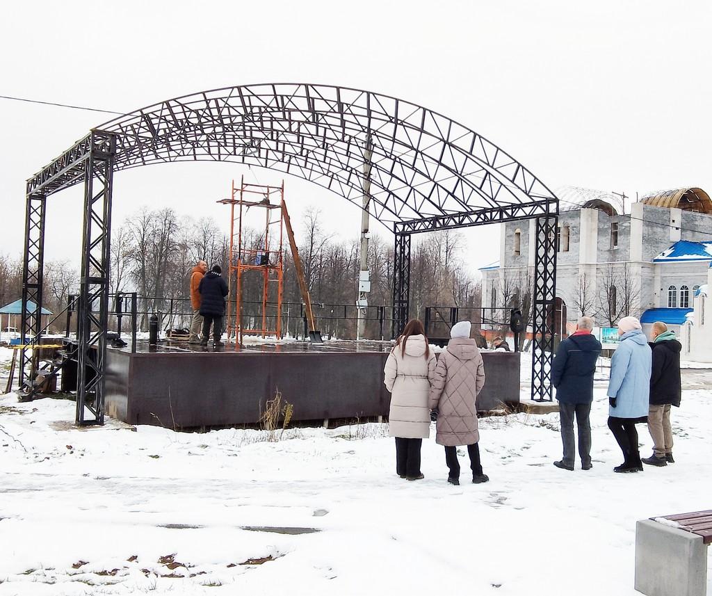 Новую сцену установили в пучежском Летнем парке