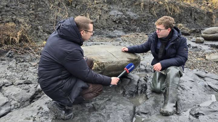 Скелет уникального морского животного нашли на берегах Волги