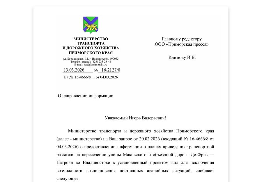 Фото: скриншот | Развязка на Седанке останется ущербной до 2040 года - официально