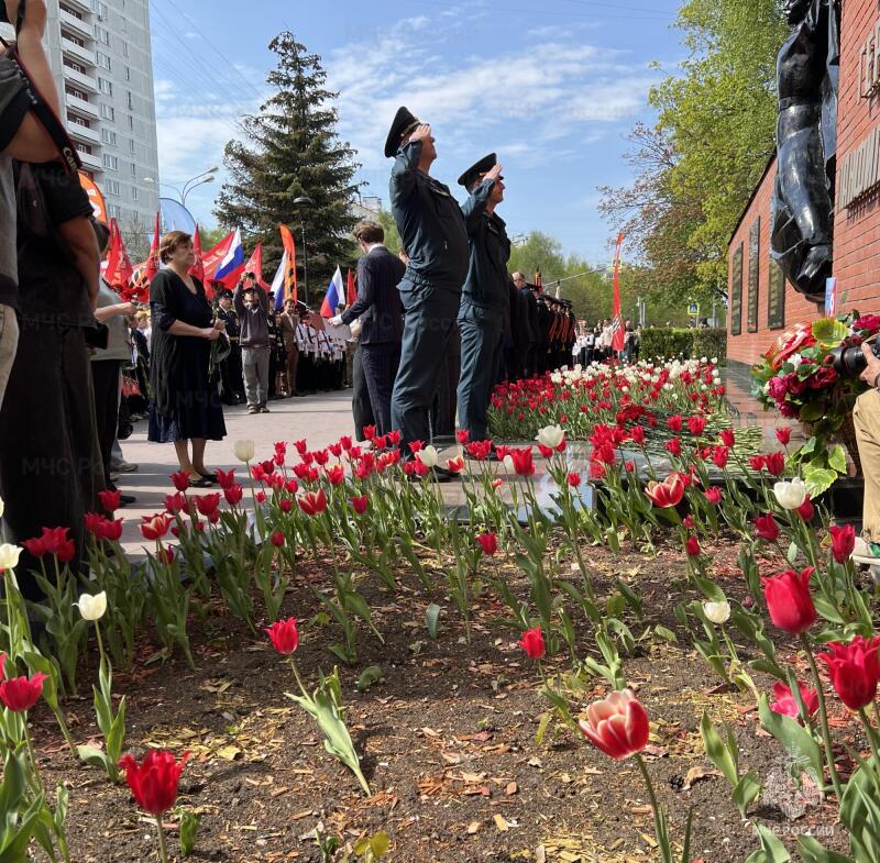 Сотрудники МЧС России приняли участие в памятном митинге