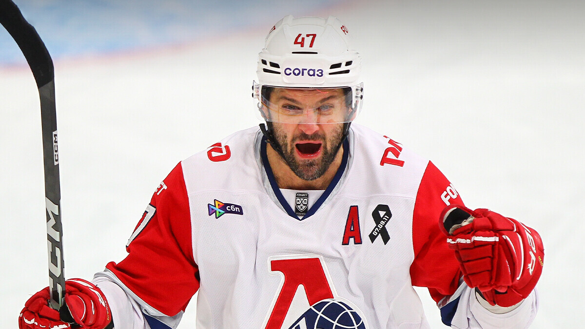 Радулов повторил рекорд результативности Дацюка и Зубова в КХЛ для игроков старше 39 лет