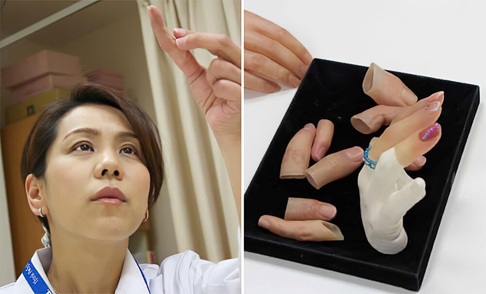 25. Это Юкако Фукусима. Она делает протезы мизинцев для членов якудза, прошедших через ритуал юбицумэ («укорочение пальца»)