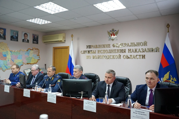 Заместитель директора ФСИН России Александр Хабаров принял участие в расширенном заседании коллегии УФСИН России по Вологодской области