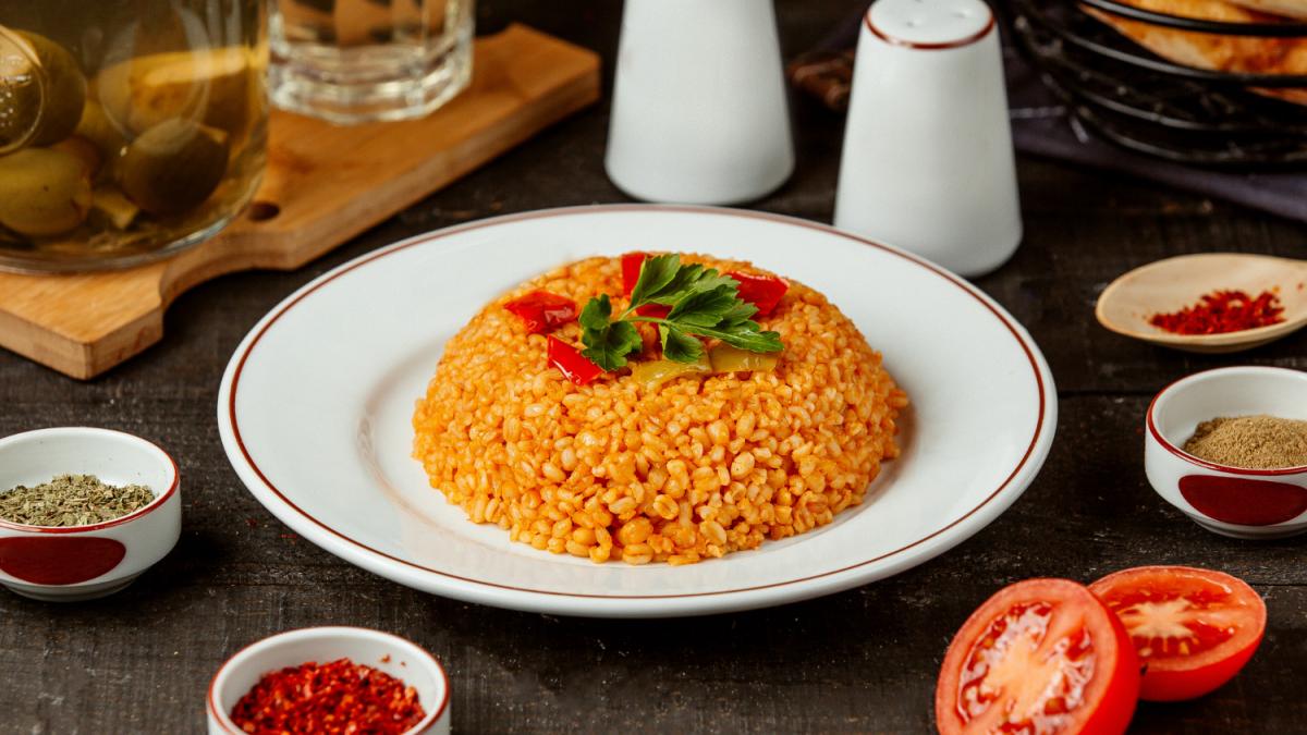 Булгур с овощами