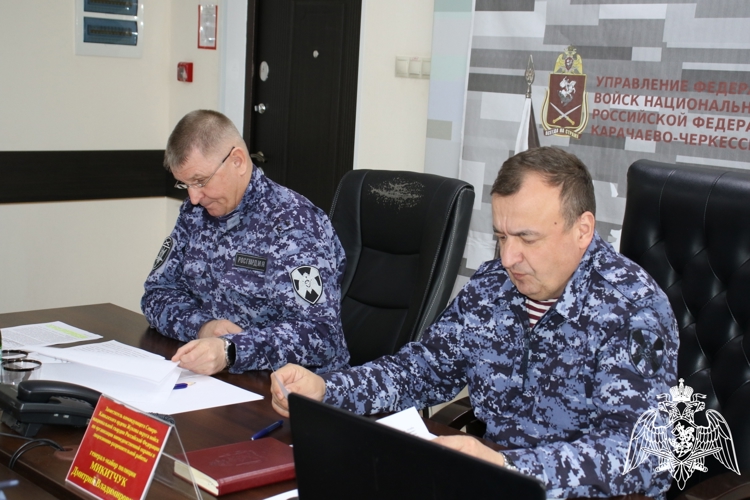 В Управлении Росгвардии по Карачаево-Черкесской Республике прошло заседание Оперативного штаба 