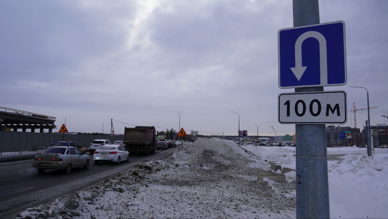 В Оренбурге показали, как выглядит Загородное шоссе, где вновь изменили движение