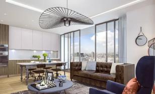 Четырехкомнатные апартаменты в новой резиденции с садом на крыше и зоной отдыха, в центре современного района Шордич, Лондон, Великобритания за £2 370 000
