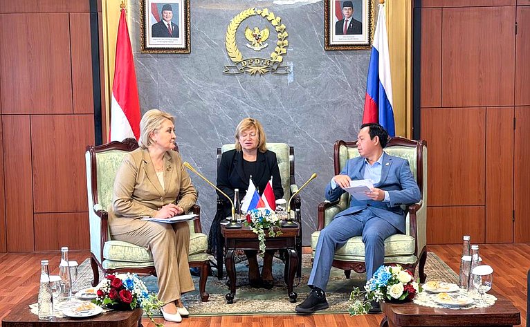 В рамках визита в Республику Индонезия делегация Совета Федерации провела ряд встреч