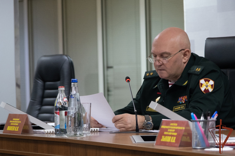В Уральском округе Росгвардии состоялось заседание оперативного штаба 