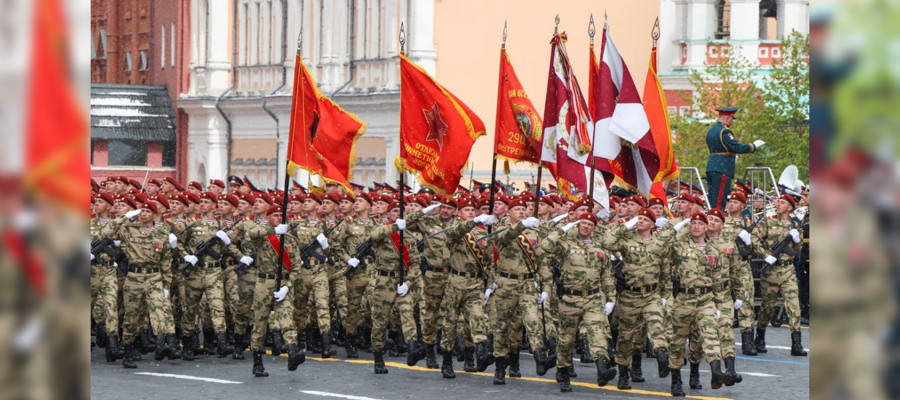 Военнослужащие Росгвардии приняли участие в параде Победы на Красной площади