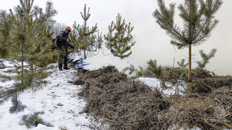 Масштабные учения по ликвидации затопления территорий и борьбы с ландшафтными пожарами прошли в Омской области