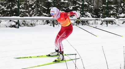 Алина Пеклецова на дистанции в Казани