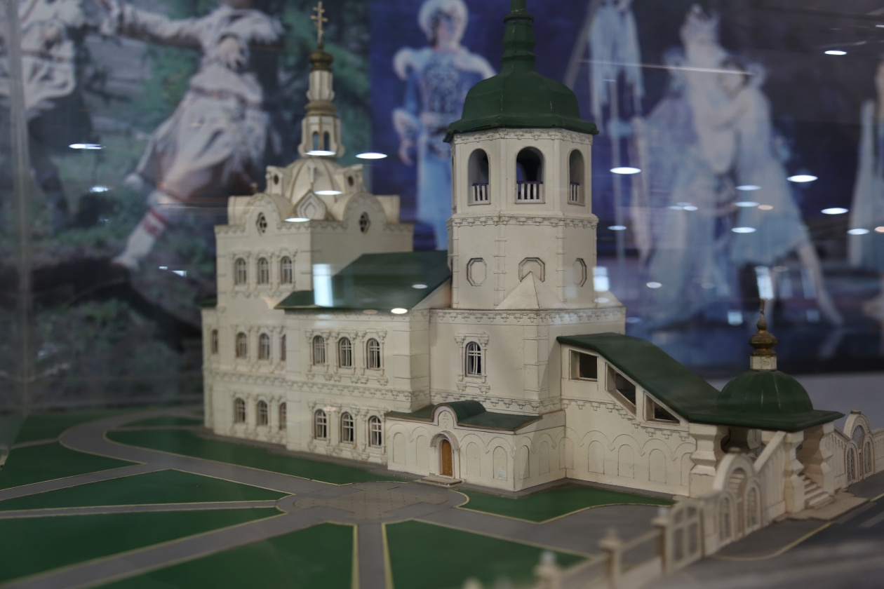макет Свято-Троицкого храма