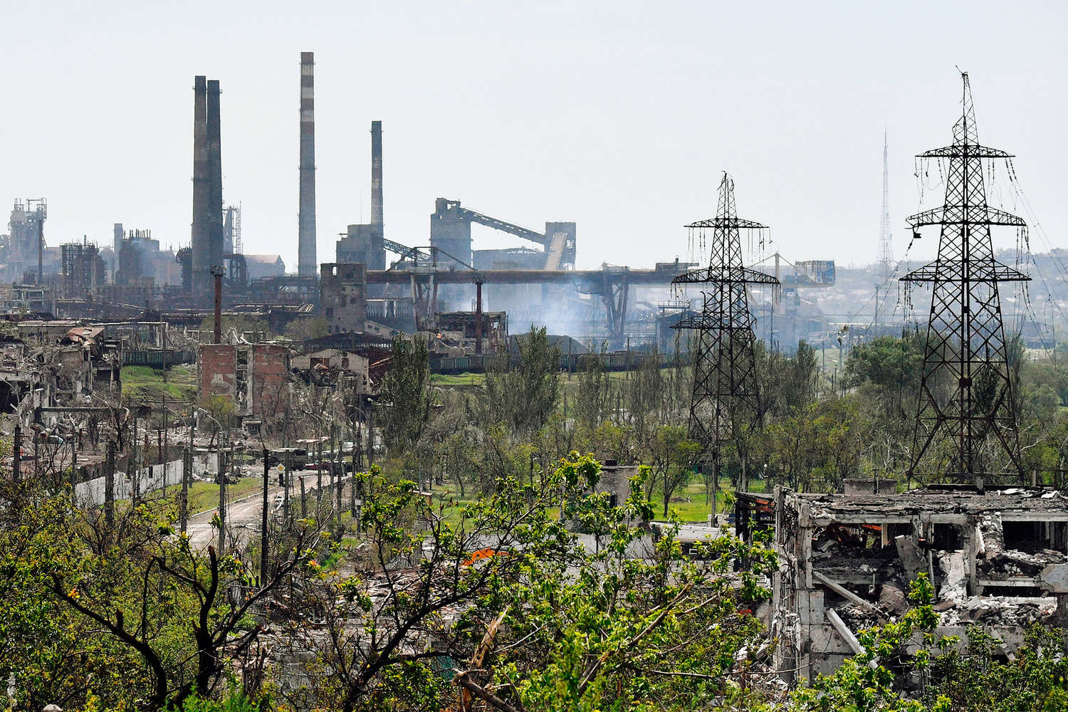 Завод азовсталь в мариуполе