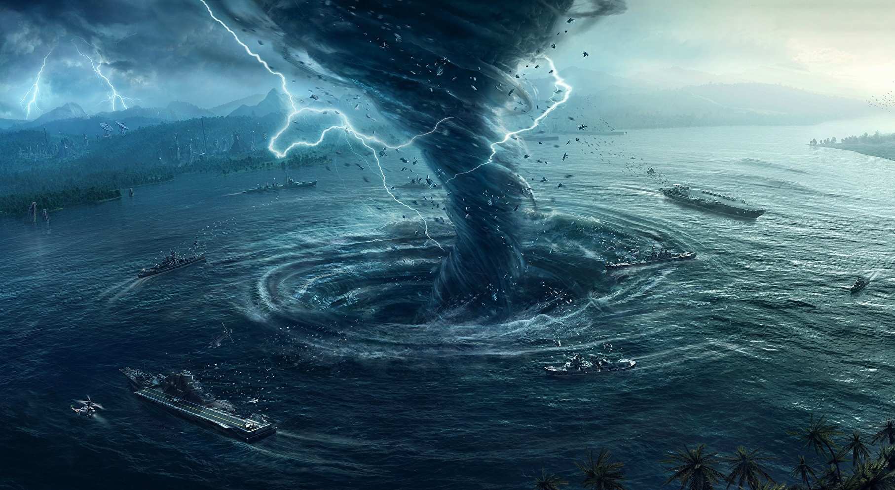 Сотни тысяч зданий в Британии и Ирландии остались без света из-за шторма