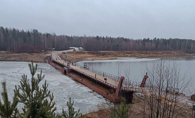 К середине декабря в Лузском районе откроют движение по новому мосту