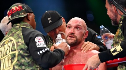 Чемпион мира по боксу в тяжёлом весе по версии WBC Тайсон Фьюри