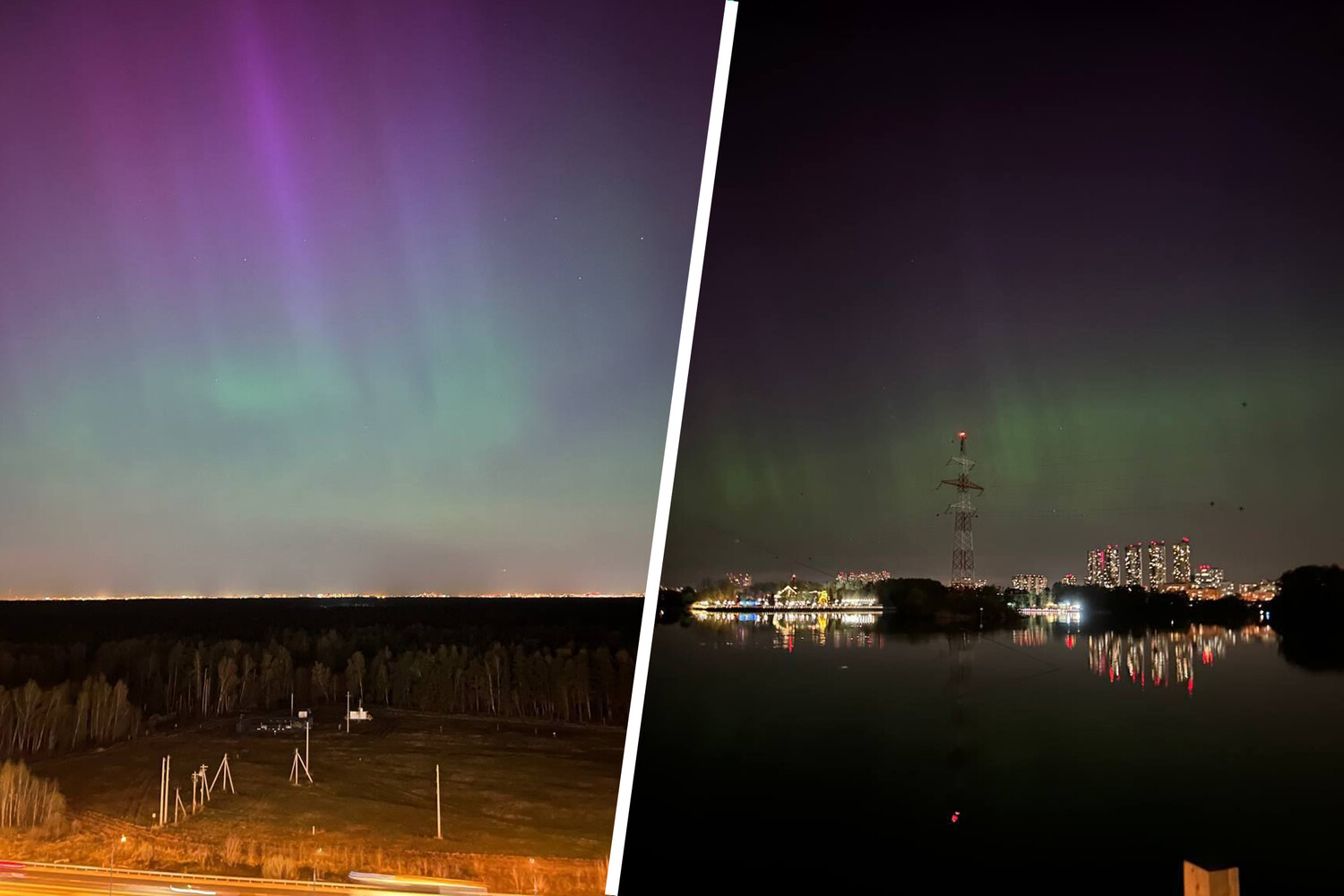 северное сияние в санкт петербурге