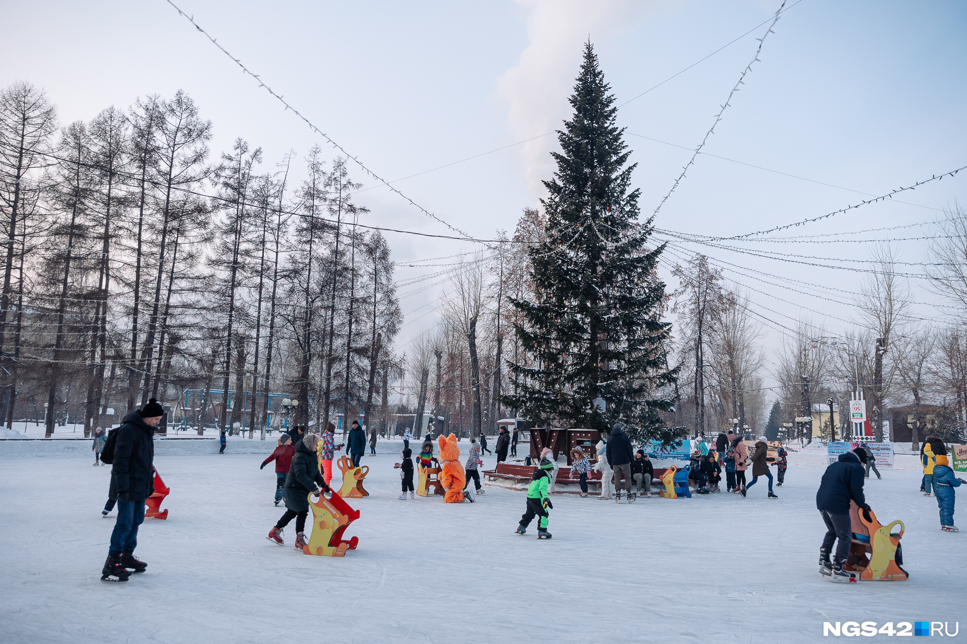 Каток на московской площади кемерово