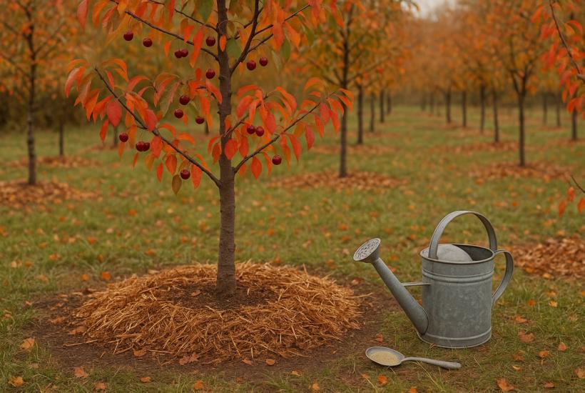 Осенний вишневый сад