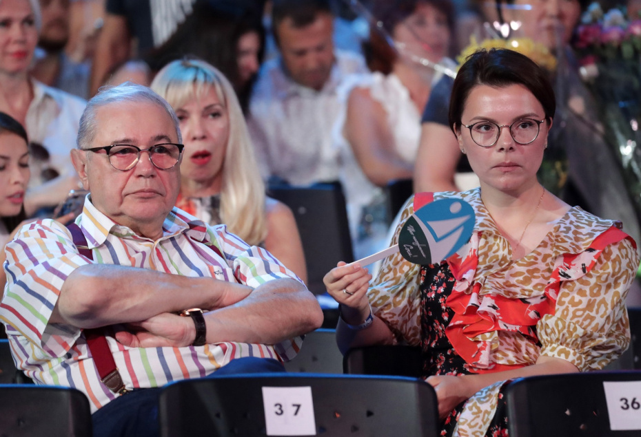 Артист Евгений Петросян и Татьяна Брухунова