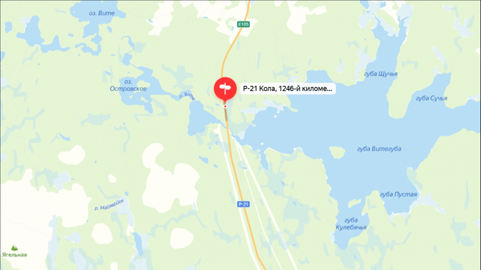 Трасса кола на карте ленинградской области