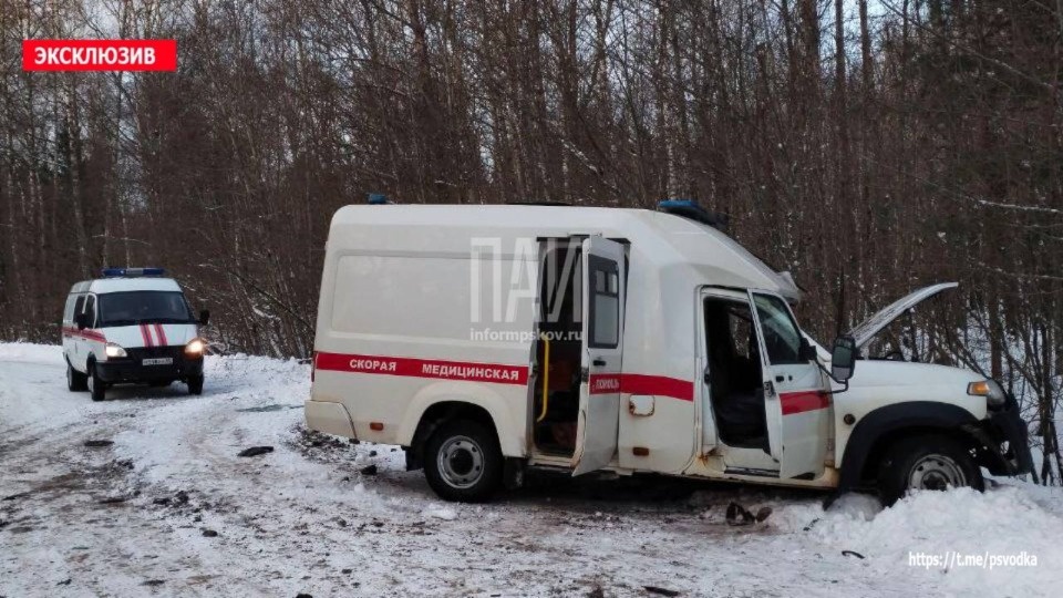 Фельдшер скорой помощи пострадала в ДТП с участием лесовоза в Гдовском районе 