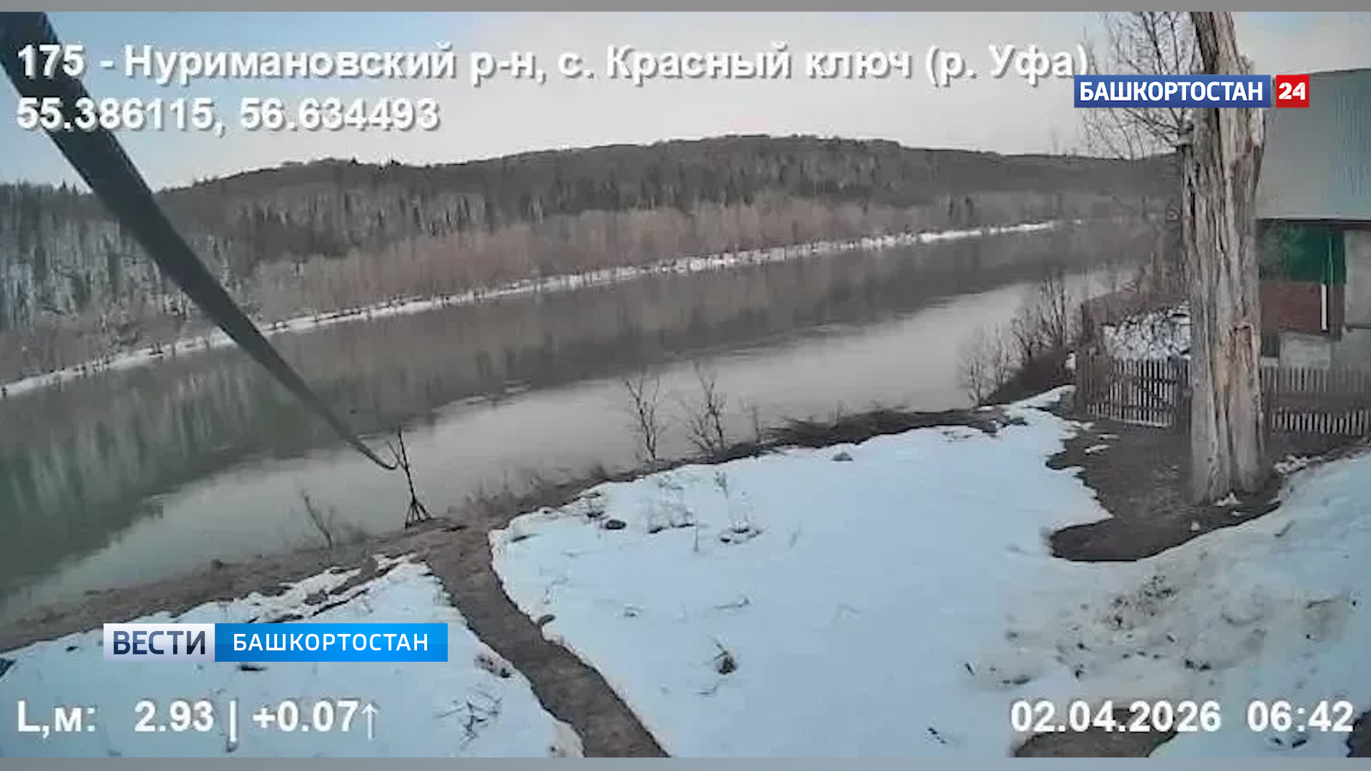 В Госкомитет Башкирии по ЧС за сутки поступило 24 сообщения о весеннем паводке