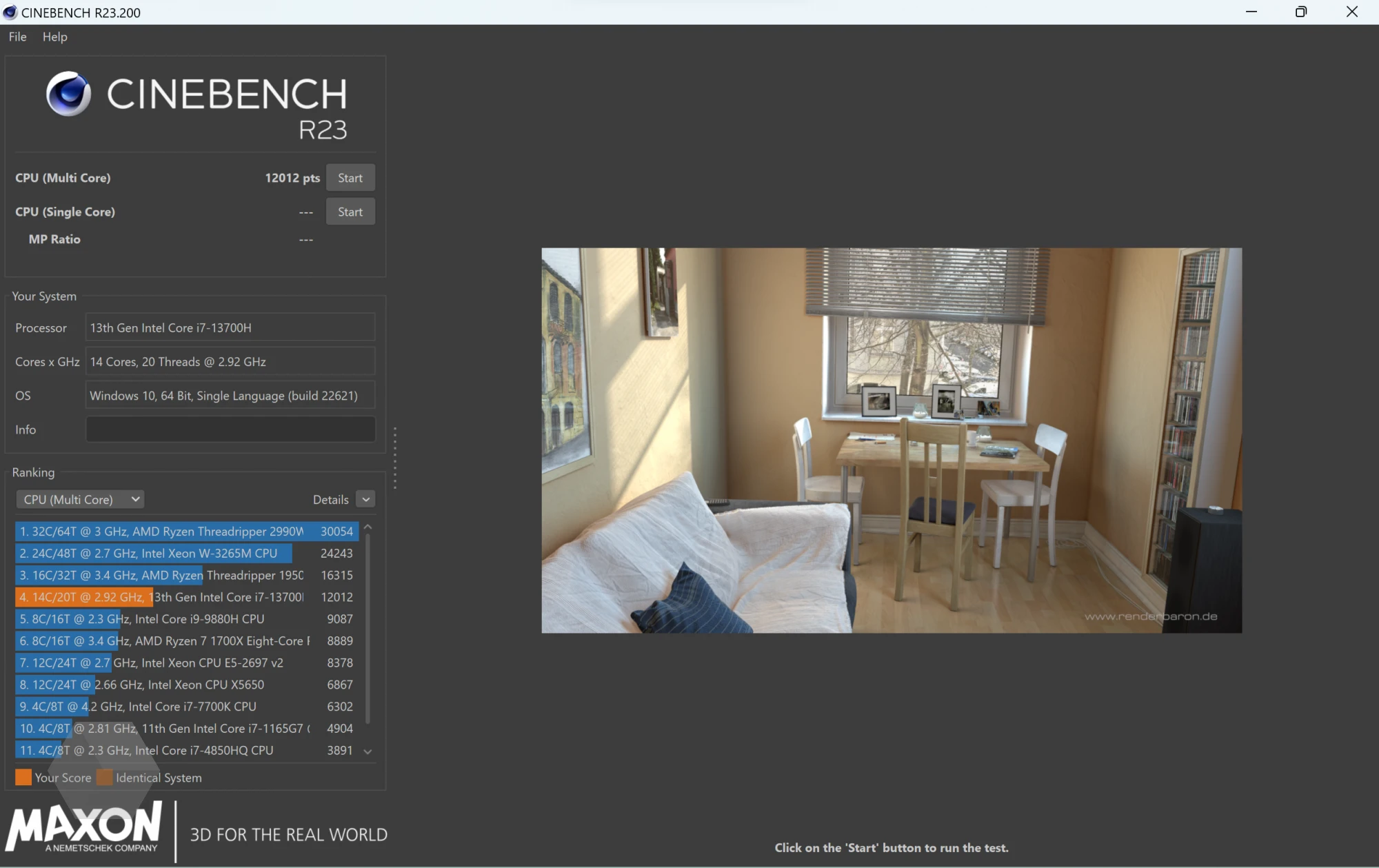 Cinebench r23